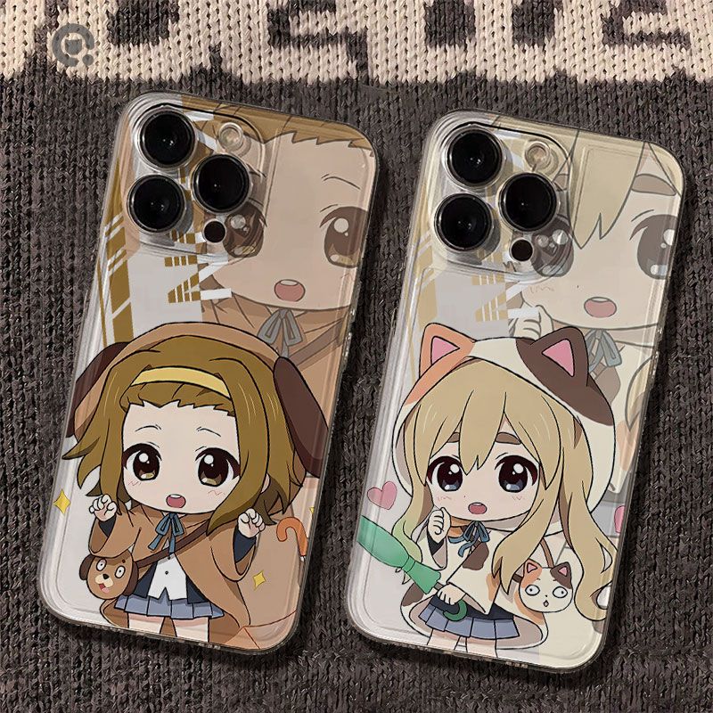 适用苹果12软一加15小众iPhone13pm动漫华为PURA90可爱轻音少女创意OPPORENO16透明小米17ProMax手机壳14PLUS