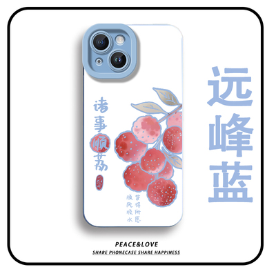IQOOz11TURBO中国风13ProMax诸事顺荔iPhone16高级感荣耀MAGIC8手机壳软17瞳眼苹果15Plus适用14ins风红米k80