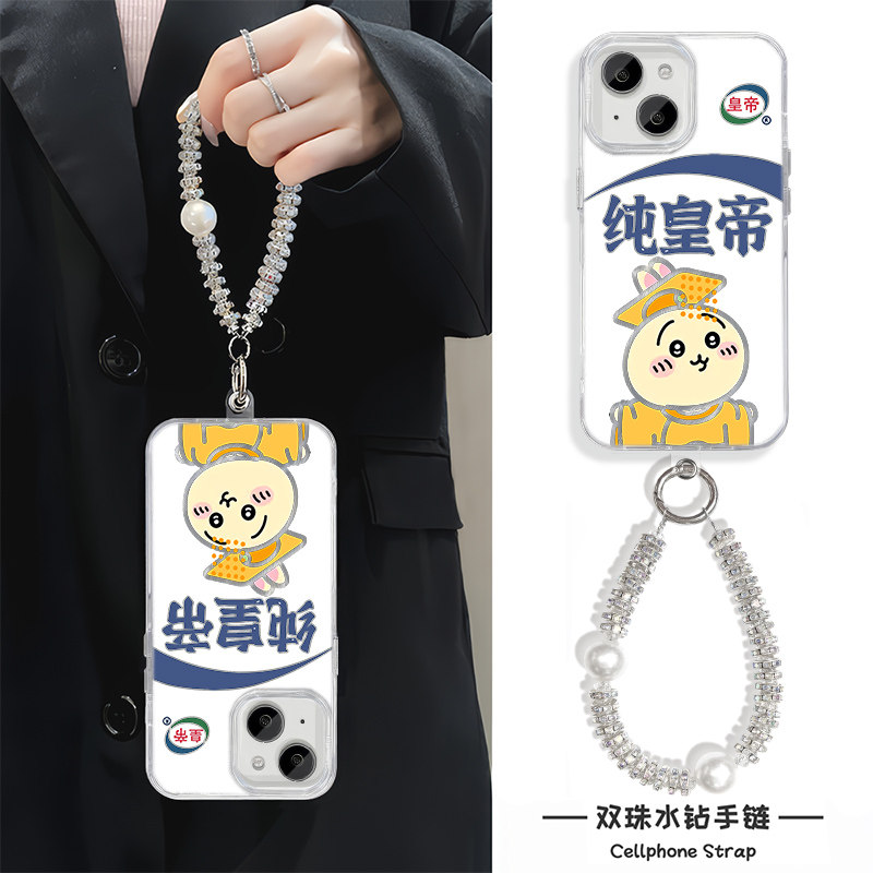 16ProMax纯皇帝乌萨奇iPhone17适用硬小米15Ultra卡通红米TURBO4羽纱14plus苹果13手机壳带挂绳12ins风iQOOz9