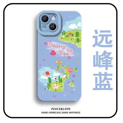 适用iPhone16手机壳软13草原小羊14ProMax可爱猫咪苹果17小清新华为Pura90pro瞳眼15Plus高颜值VIVOs50创意11