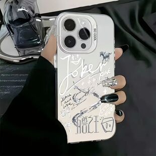 iPhone16苹果13小众OPPORE5彩银12ProMax硬17pro适用14PLUS高级感手机壳薛之谦万兽巡回演唱会VIVOS50