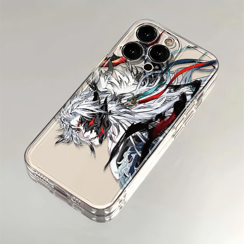 苹果17ProMax适用16卡通14Plus手机壳iPhone15透明软华为Mate80白发李信问心剑墨染江湖OPPOFindx9动漫iQOOz6