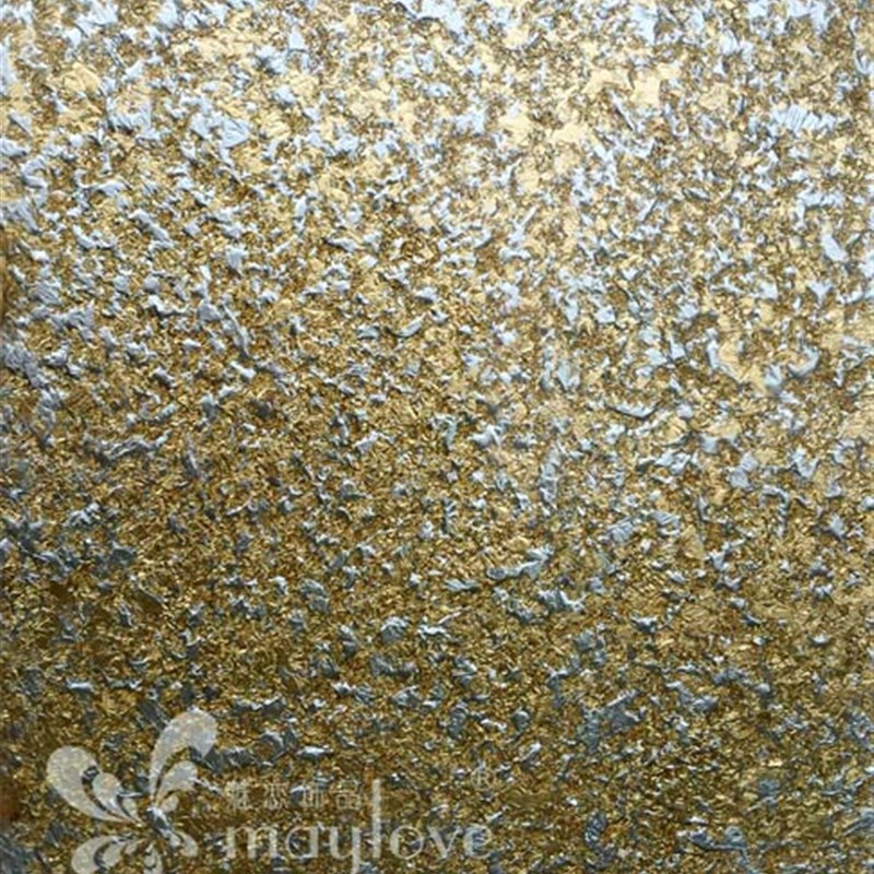 新款金箔艺术玻璃 金银箔做旧艺术玻璃 电视客厅T背景墙 玄关隔断