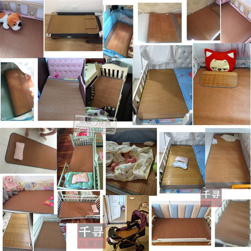 儿童床凉席160 80宝宝床竹藤席15C0*70CM幼儿园小孩双面竹席子订,婴童用品,婴童凉席系列,淘宝优惠券,粉丝福利购,淘宝优惠卷