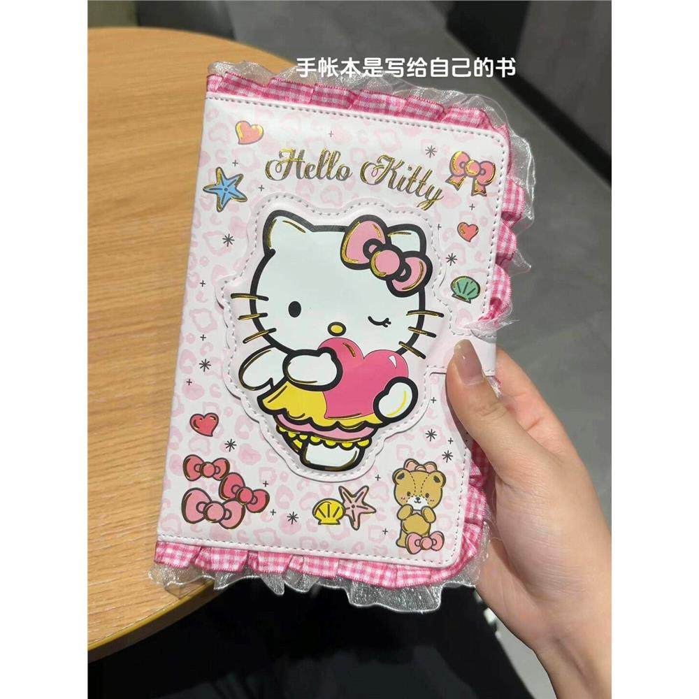 哈喽Kitty手账本活页笔记本本子全彩内页可爱高颜值磁吸壳加厚女,文具电教/文化用品/商务用品,手帐/日程本/计划本,淘宝优惠券,粉丝福利购,淘宝优惠卷