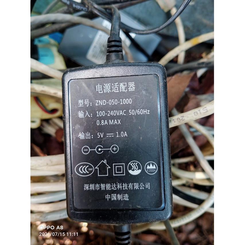 适用于光纤收发电源适配器Znd-050-1000 5V1A充电器50-60Hz 0.28A