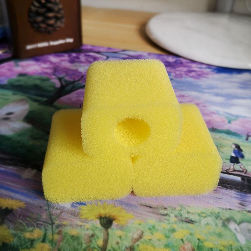 森森小鱼缸HE300/380/480/600专用过滤棉原厂原装黄色过滤棉黄色