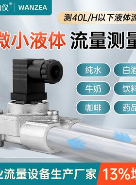 GICAR微小液体流量计柴油汽油甲醇煤油自来水流量传感器小口径