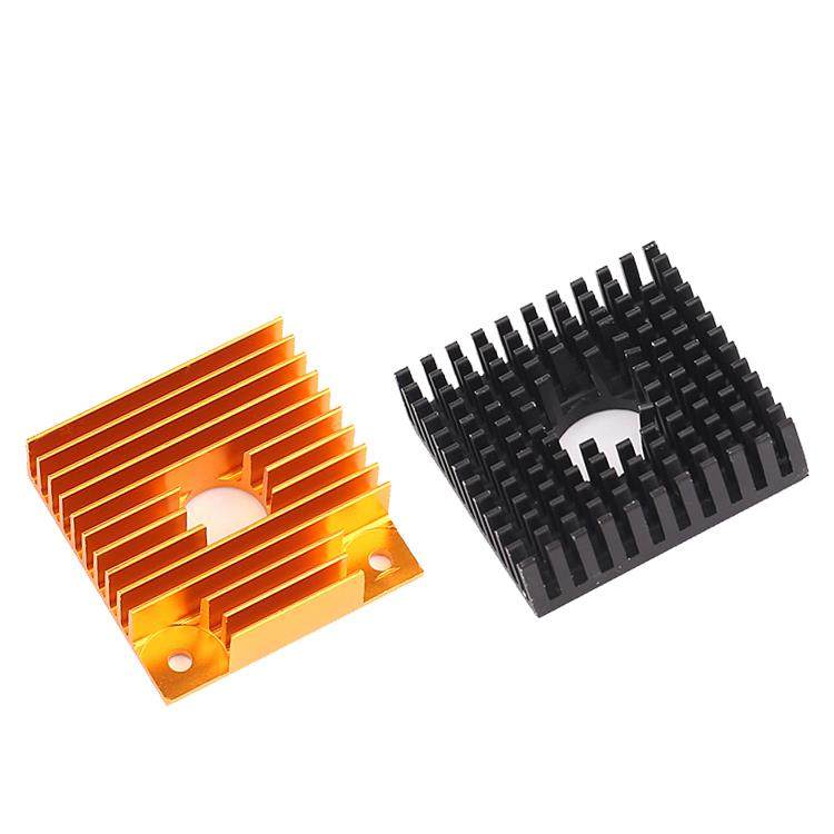 3D打印机配件挤出风扇散热片MK8铝合金4010 i3近程打印头冷却铝材