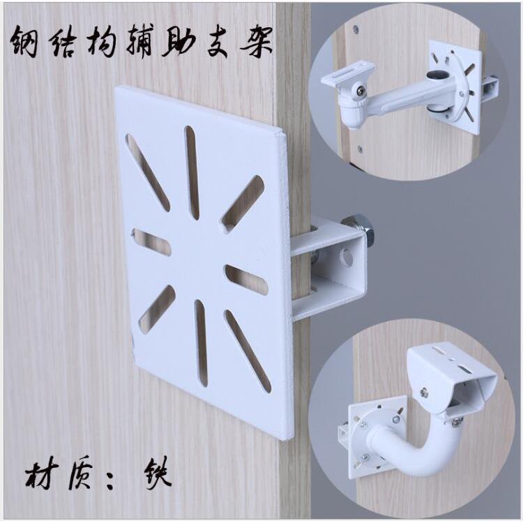 夹木板钢结构槽钢监控支架工字钢角铁辅助摄像机支架摄像头夹玻璃