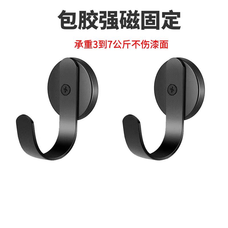 强力磁铁挂钩强承重磁冰箱防刮磁性挂钩门后挂包钩防盗门磁吸收纳