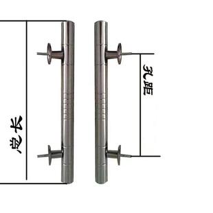农村大铁门拉手不锈钢门把手加厚庭院门木门配件大门手柄老式抓手