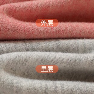 暖倍儿德绒双面磨绒蚕丝发热保暖秋衣裤男女秋U冬内衣套装礼盒