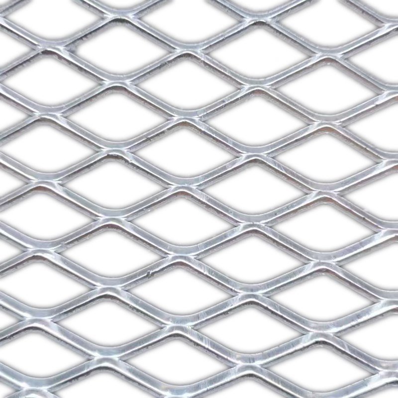 钢板网菱形网格铁网吊顶镀锌重型加厚幕墙装饰金属网定做脚踏网格
