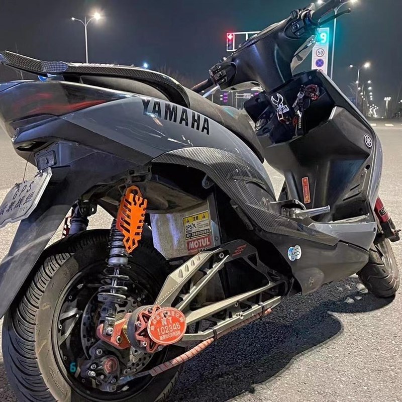 电动车避震护套踏板车摩托车小牛009铝合金后减震装饰改装配件