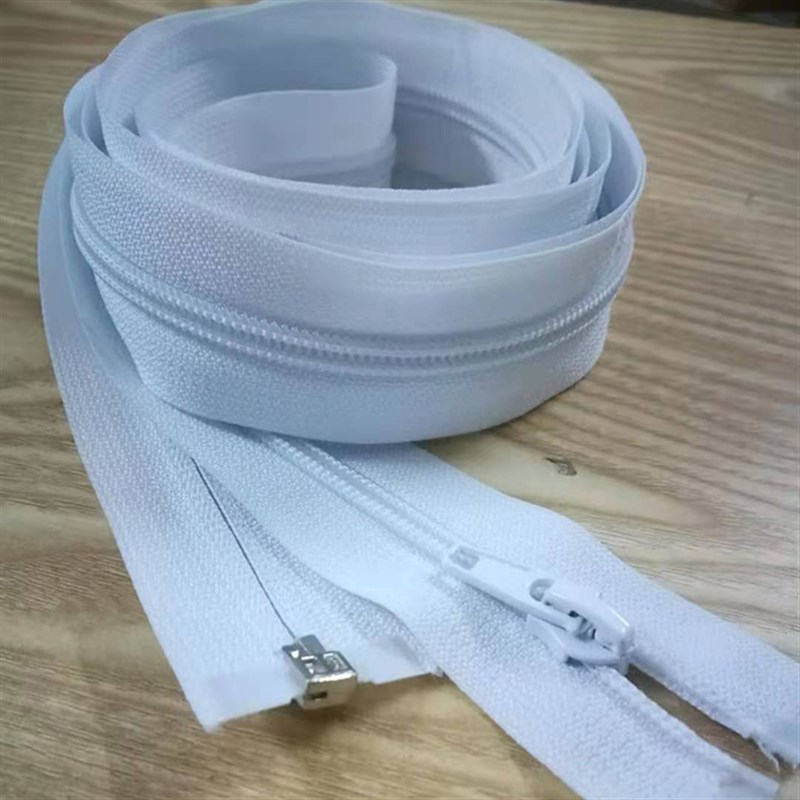 5号尼龙开口拉链睡袋子母被床罩1.3米10米超长开尾双头可拆卸拉锁