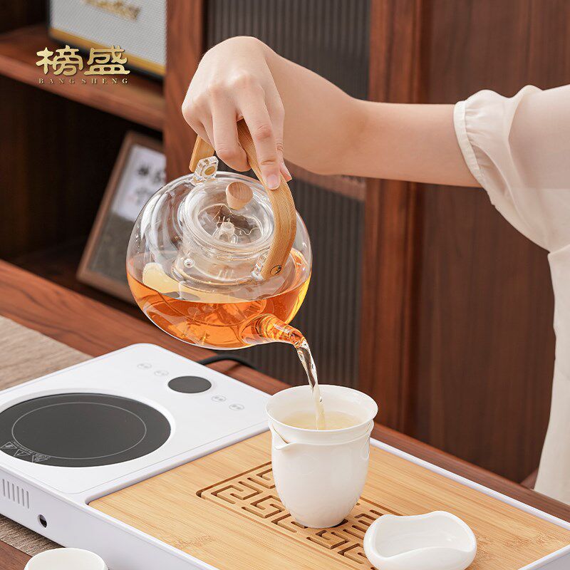 榜盛功夫茶具套装一体全自动小型客厅轻奢高档茶盘茶具茶台一整套