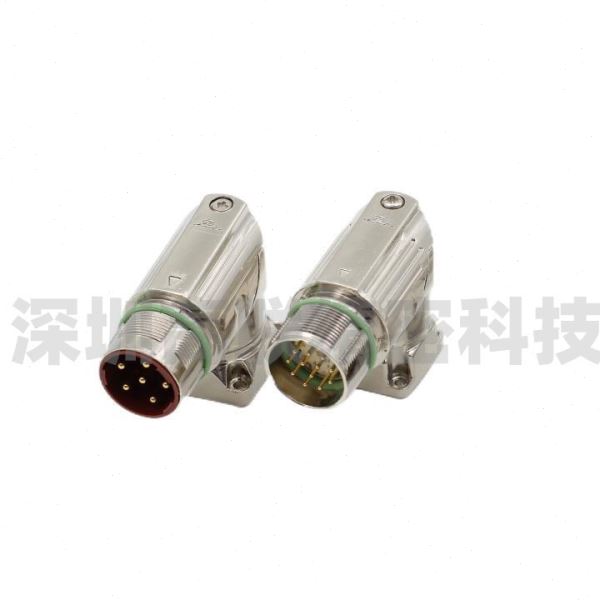 线缆空中对接航空插头M623连接器12孔17针68芯风力电机编码器接头