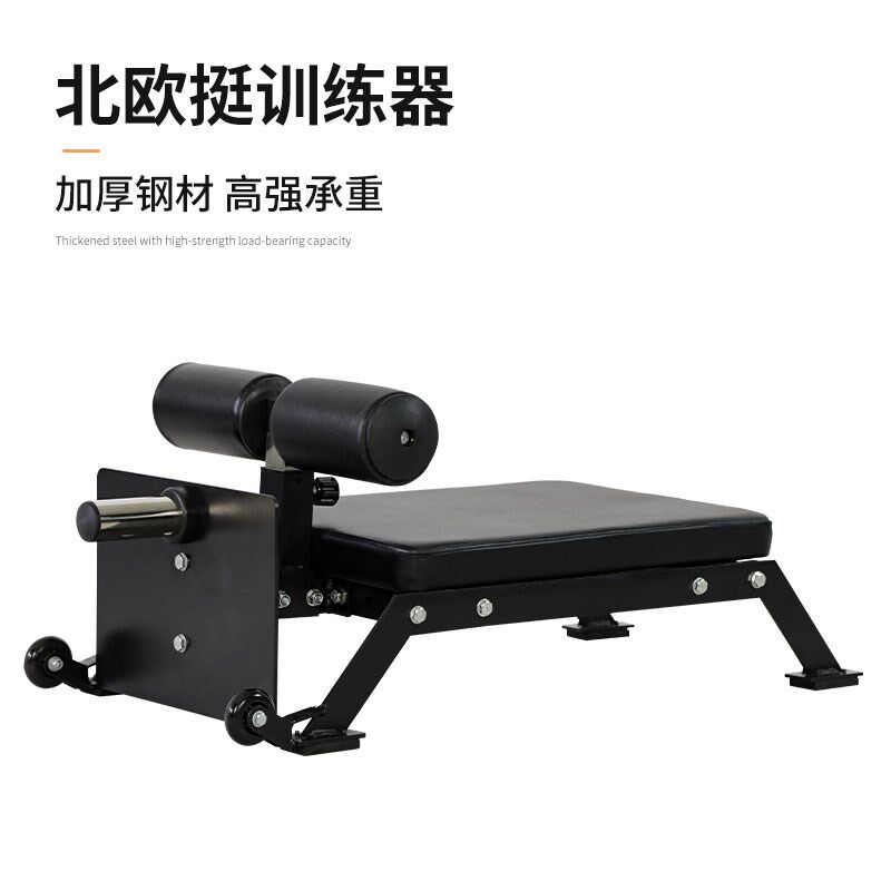 北欧挺多功能腹背训练器商用罗马椅山羊挺仰卧板俯卧反向抬腿家用