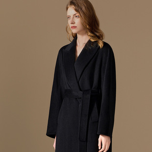 有内衬100山羊绒大衣女长款2025冬天新款气质高级感毛呢外套