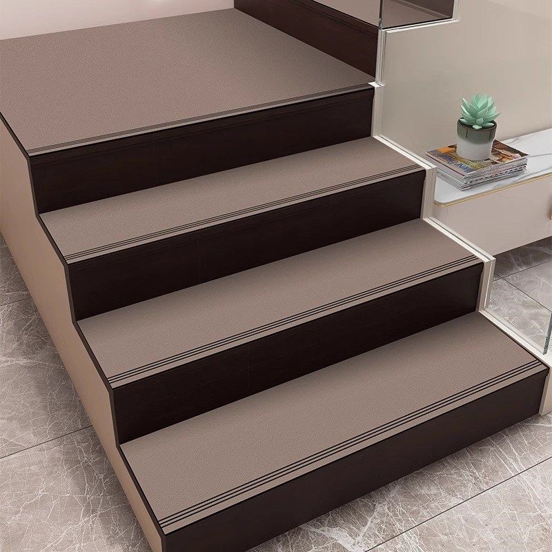 皮绒轻奢楼梯踏步垫家用防滑免胶自粘台阶垫子地毯可擦洗地垫定制,居家布艺,楼梯垫,淘宝优惠券,粉丝福利购,淘宝优惠卷