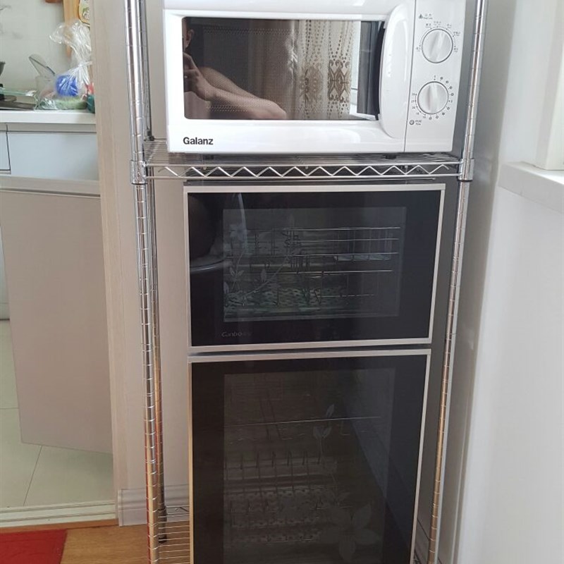 厨房微波炉架子3层 消毒柜置物架转角架 烤箱架层架收纳架厨具架