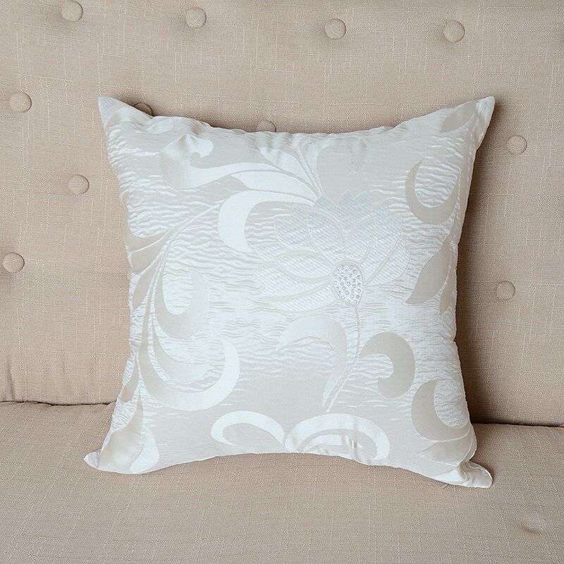 欧式抱枕套高精密提花沙发靠垫套靠背套45*45尺寸含枕芯