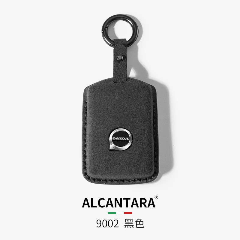 适用于沃尔沃汽车钥匙套xc60xc90xc40s60l s90v90cc翻毛皮壳扣包