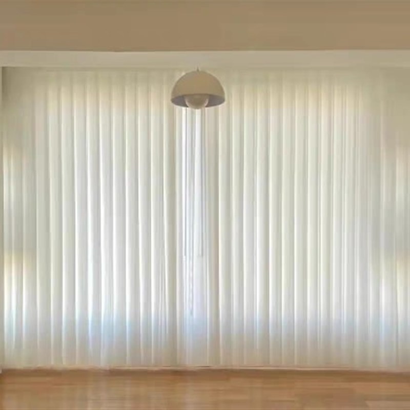 武汉测量安装电动手动垂直帘梦幻帘上门服务别墅家用无线窗帘定制