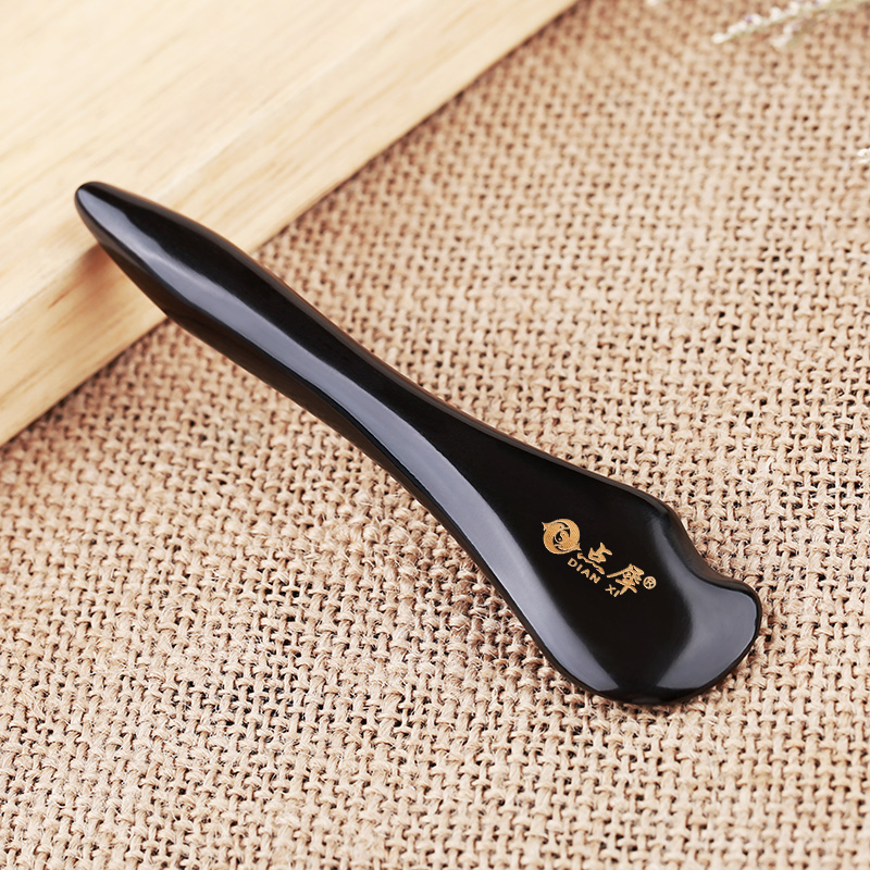 点犀天然水牛角刮痧眼部面部经络松筋拨筋棒美容院神器按摩板家用