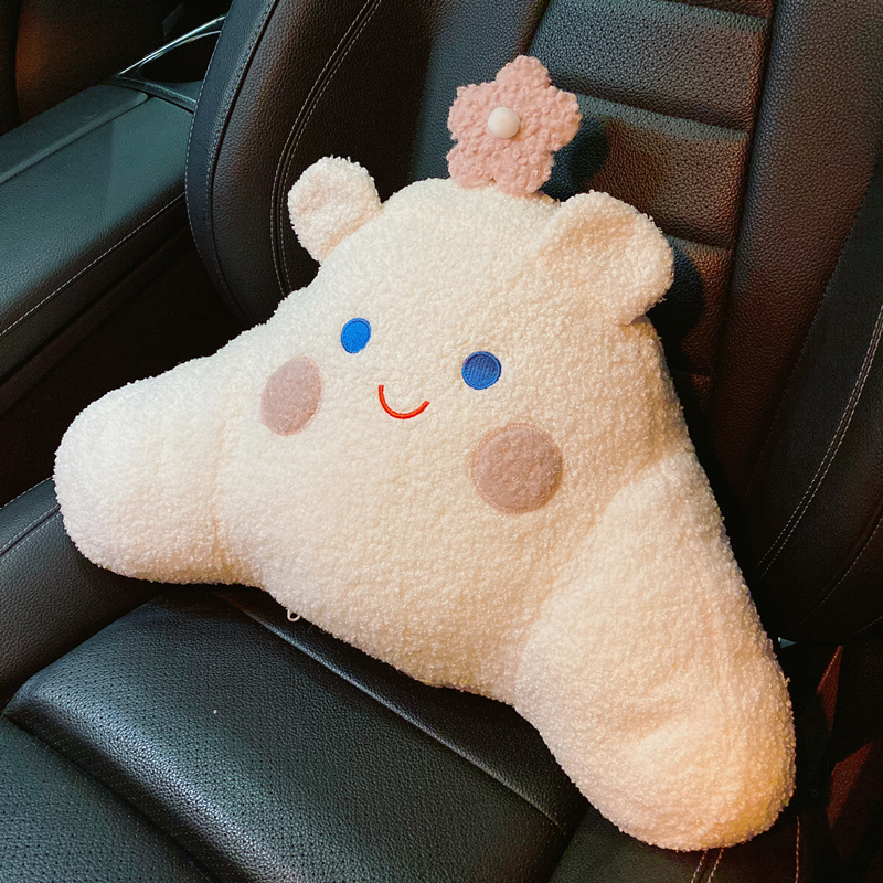 汽车头枕腰靠可爱抱枕车载护腰靠垫座椅靠背腰垫车内靠枕腰枕车枕