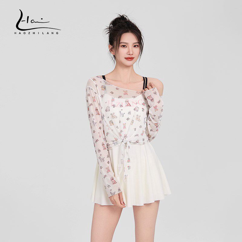 泳衣女款连体高级感2025u新款防晒保守海边度假显瘦遮肚裙式游泳