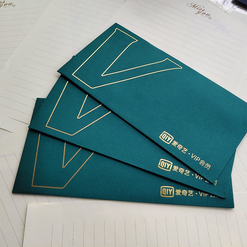 【莱尼纹信封】烫金lpogo定制婚庆美妆请柬公司商务活动展会邀请