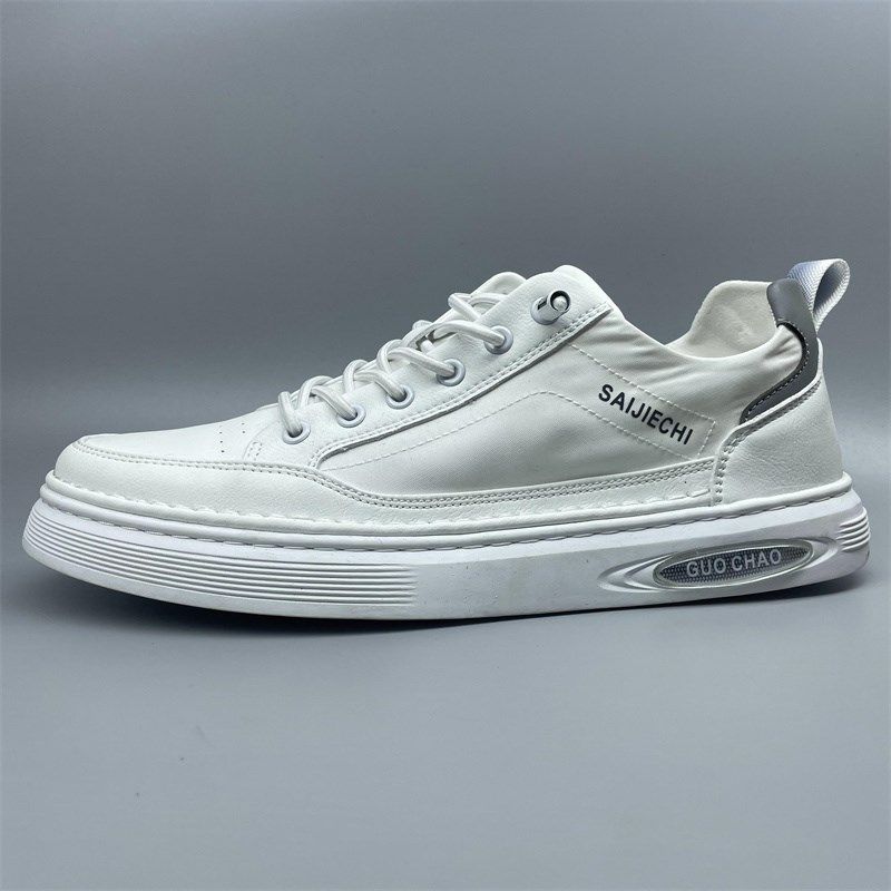夏季单层透气f平底时尚小白鞋日常百搭小众潮男帆布运动休闲鞋子,流行男鞋,休闲板鞋,淘宝优惠券,粉丝福利购,淘宝优惠卷