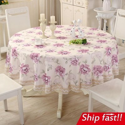220cm PVC round table cloth cover tablecloth wVaterproof