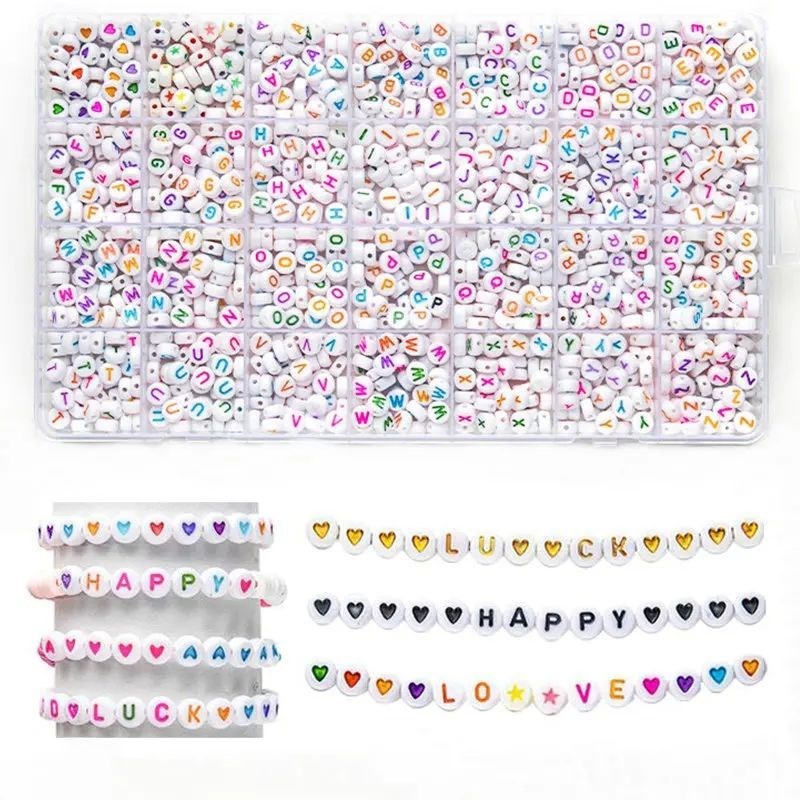 Friendship Bracelets Matking Kit 1400PCS Letter Beads Assort