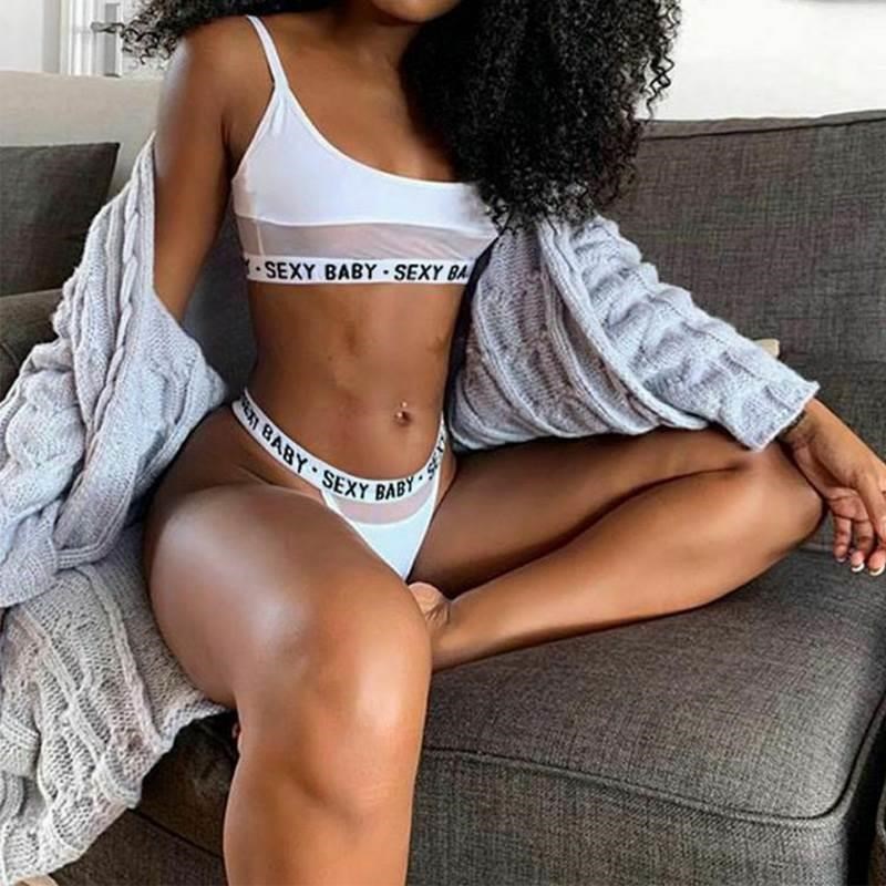 Suspender sexy cutout open backF lingerie ladies 吊带露背内