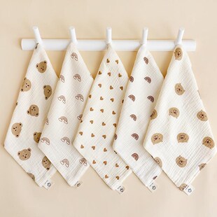 Baby Newborn 8pcs Cloth Washcloth WCipe Bath Cotton Towel