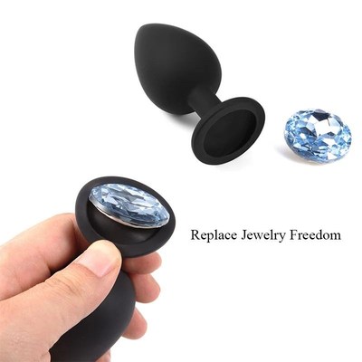 Adult Silicone Anaol Plug Dildos Bullet Vibrator Butt Plugs