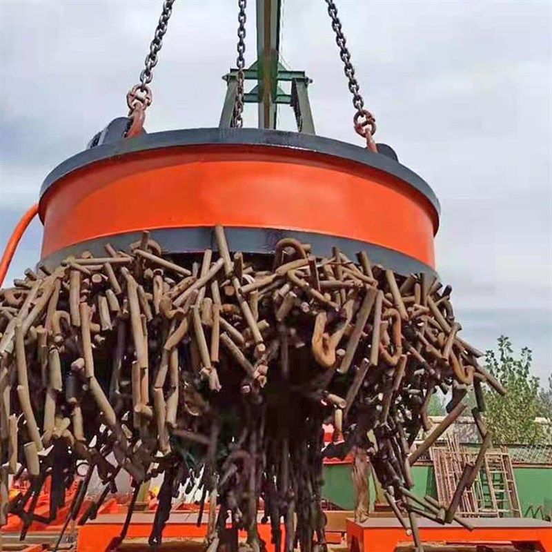 厂家供应电动高频强磁吸盘  挖掘机改装自发电吸盘  高频强磁吸盘