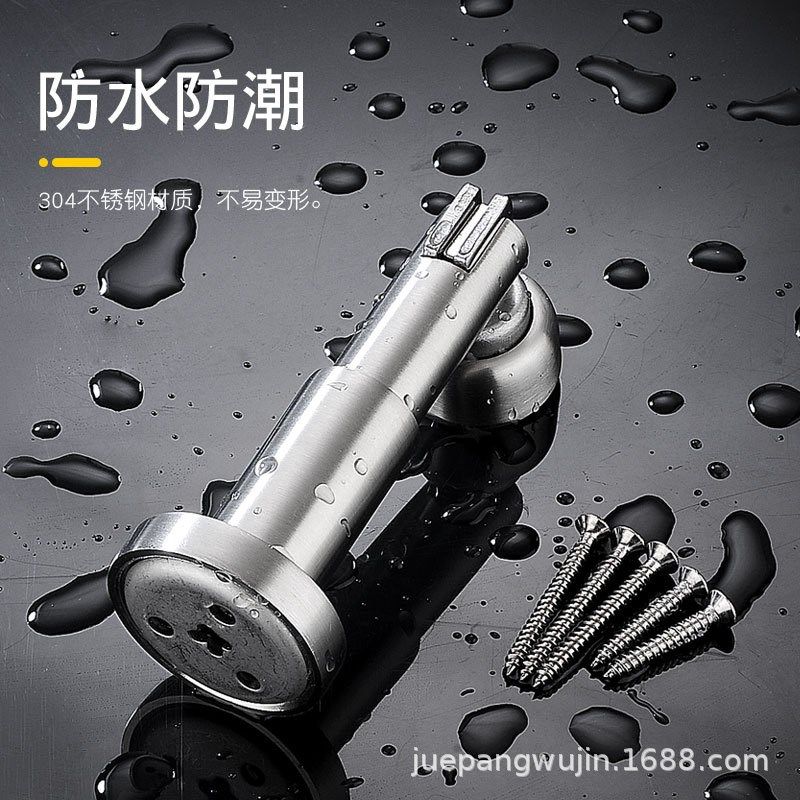 厂家门吸门档304不锈钢长短可调强磁门阻墙装地装式防撞门碰地吸