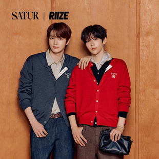 时尚 ARCHIVE韩系早秋新品 SATUR 羊毛刺绣情侣针织衫 RIIZE同款