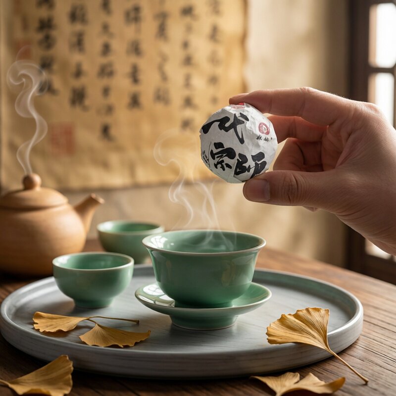 2019年一代宗师8克生茶龙珠