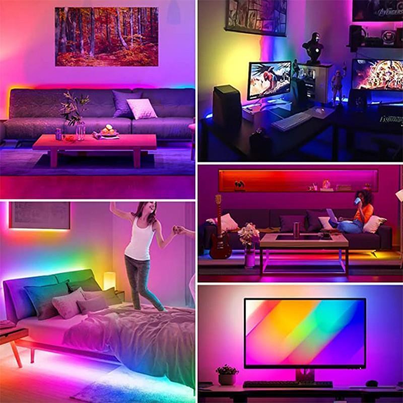 Led Strip 20M Led Light vFor Room 5V Rgb Tape 2835 5050 15M