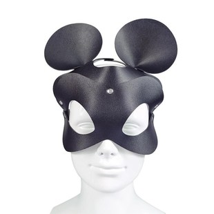 SpikJed Leather Fun Fox Sell Rhinestone Mask Eye Ball