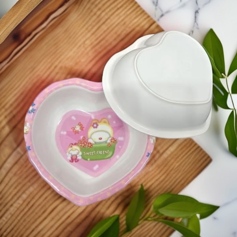 仿陶瓷耐摔儿童碗密胺树脂塑料家用碗水果可爱宝宝吃饭碗加厚