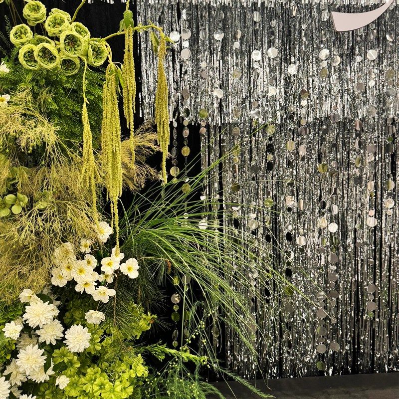 婚庆道具圆亮片串金银色背景珠帘挂帘珠光串门帘婚礼舞台吊顶装饰,节庆用品/礼品,节日装扮用品,淘宝优惠券,粉丝福利购,淘宝优惠卷