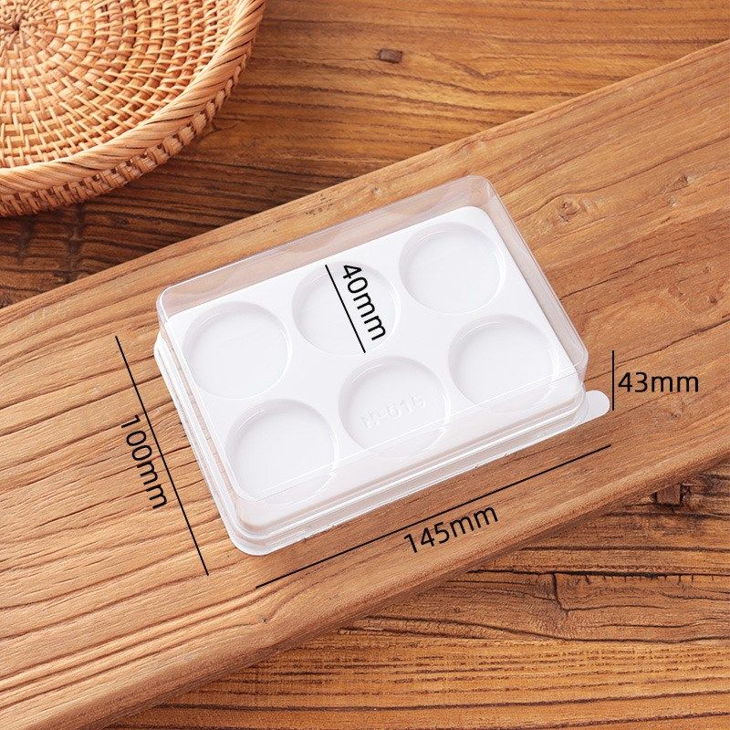 网红灌浆曲奇包装盒 六粒饼干糯米糍盒子烘焙6粒装绿豆糕水果挞盒,厨房/烹饪用具,点心包装盒/包装袋,淘宝优惠券,粉丝福利购,淘宝优惠卷