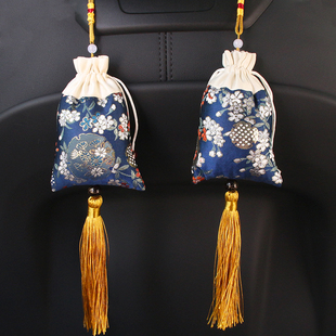 竹炭包汽车用新车除甲醛除异味活性炭包车内饰品摆件复古国风挂件