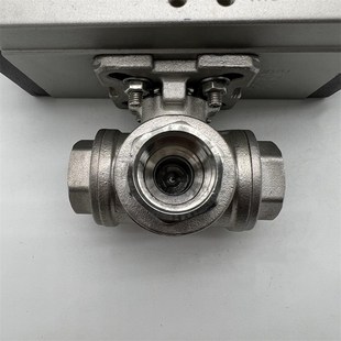 AT/GT气动三通球阀T型L型丝口高温Q614/5F-16P转向丝扣球阀DN1520